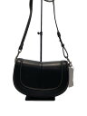 【中古】ZARA◆ショルダーバッグ/--/BLK/無地【バッグ】