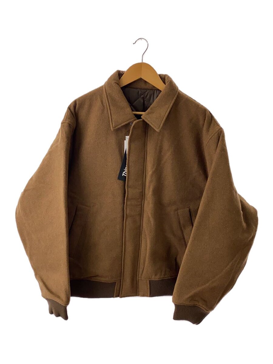 SOPHNET.◆WOOL MOSSER SHORT JACKET/ジャケット/L/ウール/BRW/SOPH-242000//
