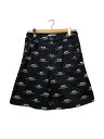 【中古】NON TOKYO◆ショートパンツ/2/ポリエステル/BLK/総柄/NON-21S-M04【メンズウェア】(4)