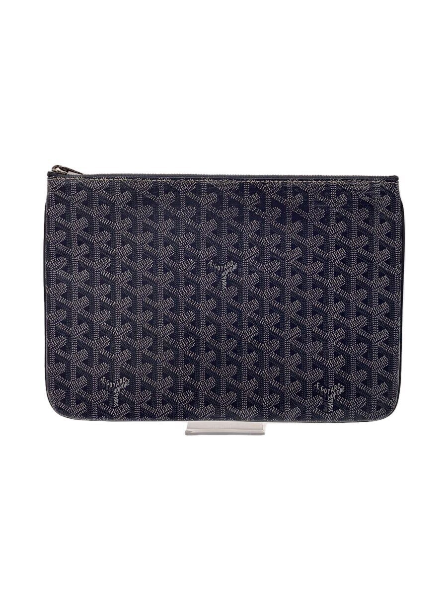 【中古】GOYARD◆セナGM/セカンドバッグ/--/GRY/総柄【バッグ】