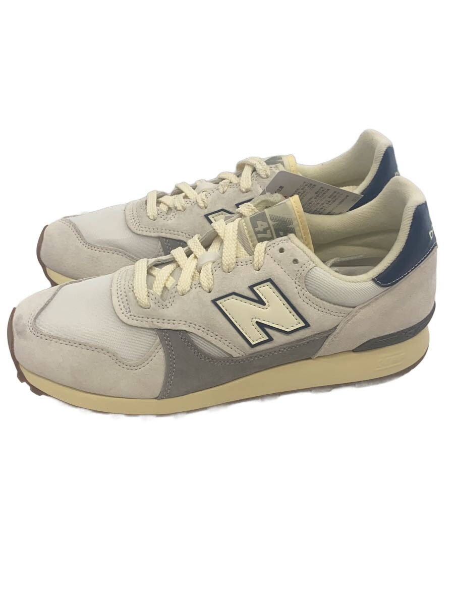 NEW BALANCE◆ローカットスニーカー/28.5cm/WHT/U475FC