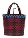 【中古】MARNI◆JERSEY HANDLE BASKET/ハンドバッグ/BRD/SHMH0013A0/ジャージーハンドル【バッグ】