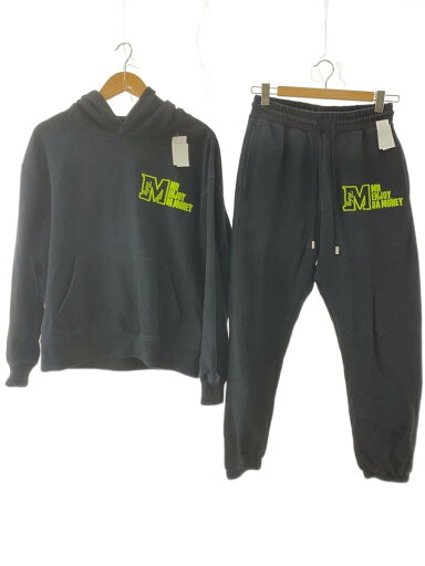【中古】MR.ENJOY DA MONEY◆セットアップ/M/コットン/BLK/無地【メンズウェア】 【中古】MR.ENJOY DA MONEY◆セットアップ/M/コットン/BLK/無地【メンズウェア】