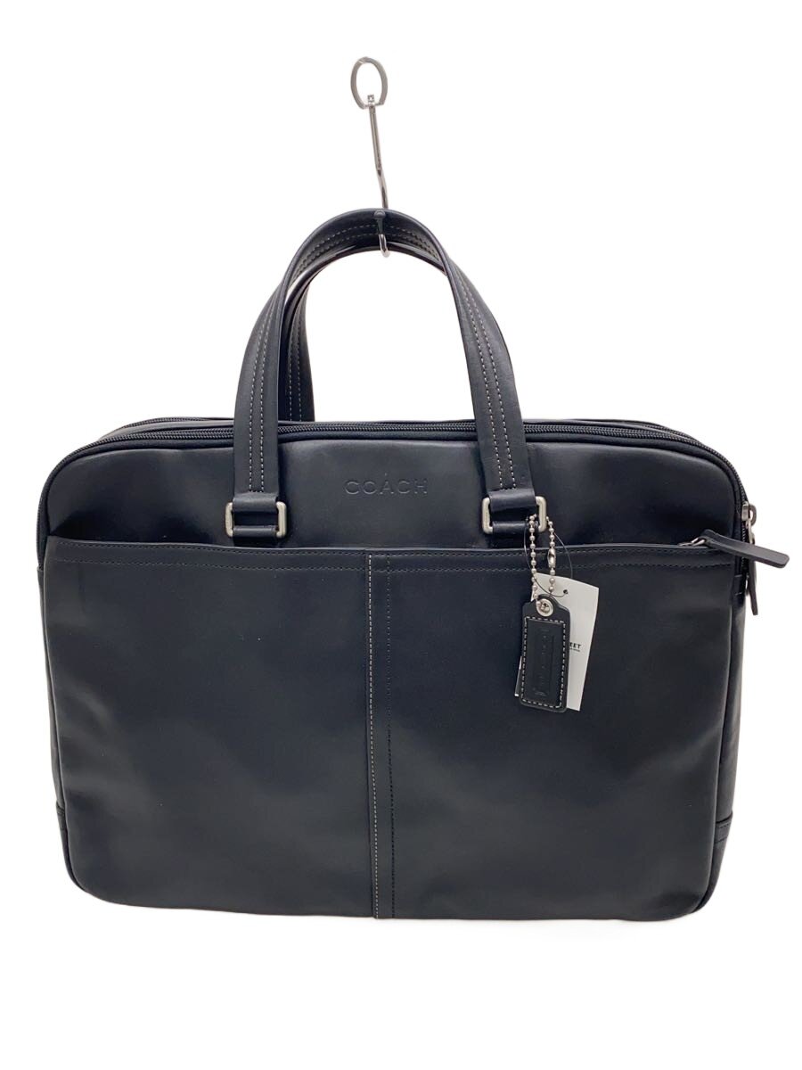 【中古】COACH◆バッグ/--/BLK/無地【バッグ】
