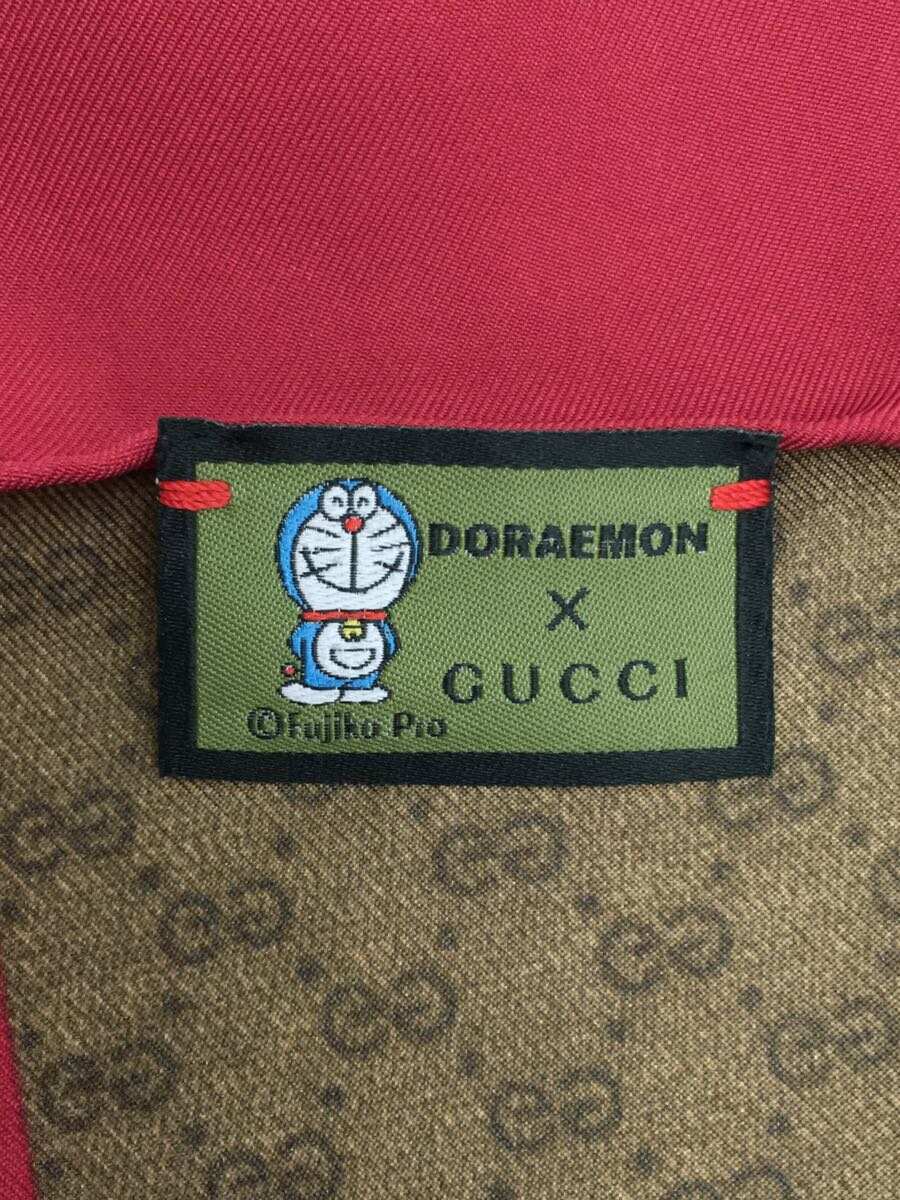 【中古】GUCCI◆×ドラえもん/スカーフ/シルク/654645 3G001【服飾雑貨他】 3