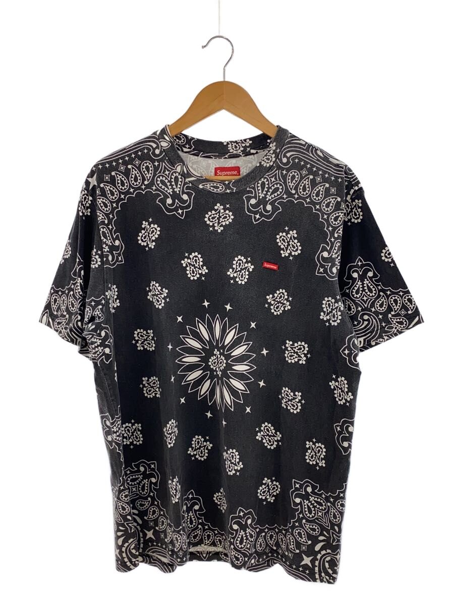 Supreme◆21SS/SmallBoxLogoTeeBANDANA/Tシャツ/L/コットン/BLK