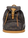 【中古】LOUIS VUITTON◆モンスリMM_モノグラム・キャンバス_BRW/PVC/BRW【バッグ】