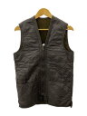 【中古】Barbour◆キルティングベスト/S/ナイロン/BRW/MLI0002【メンズウェア】|詳細画像