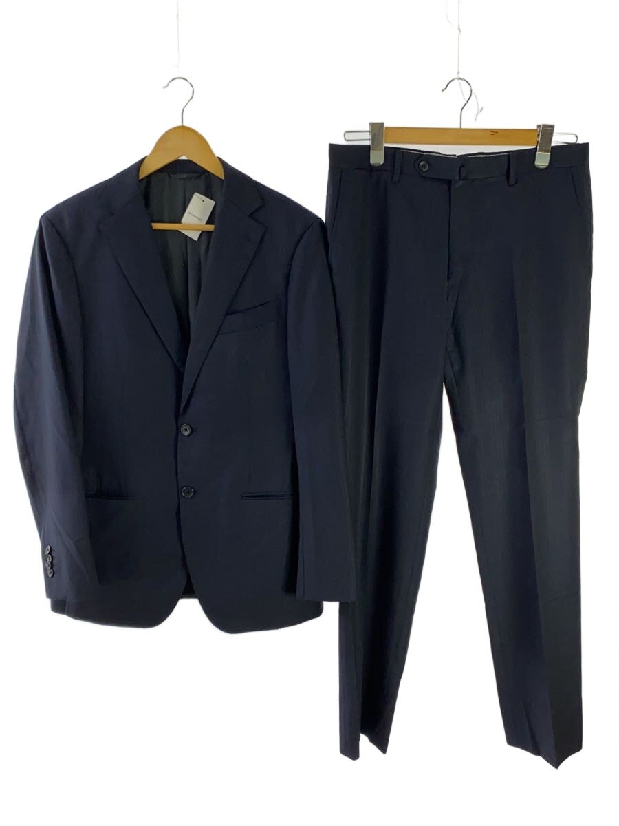 【中古】BEAMS HEART◆上下セットスーツ/ボトムW50/50/ウール/NVY/無地/41-17-0074-819【メンズウェア】