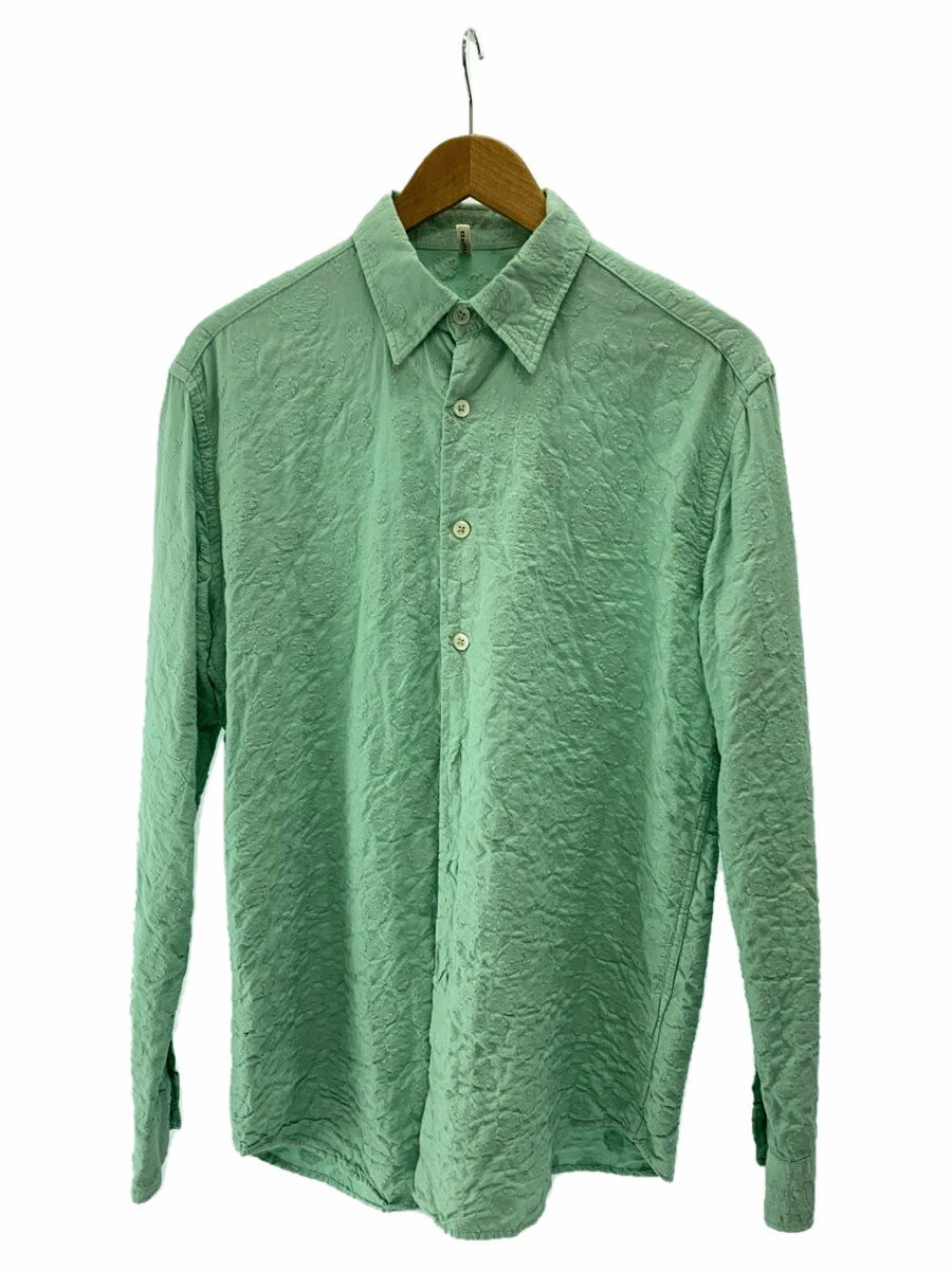 【中古】Sunflower◆LONG-SLEEVED SHIRTS/ADRIANSHIRT GREEN/23-24AW【メンズウェア】