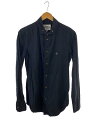 【中古】Vivienne Westwood MAN◆長袖シャツ/46/コットン/BLK/無地/139003-7203【メンズウェア】
