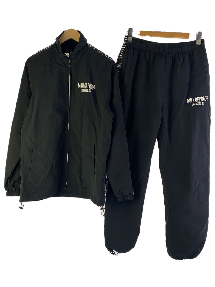 【中古】Dawn of Proof/セットアップ/XL/ナイロン/BLK【メンズウェア】