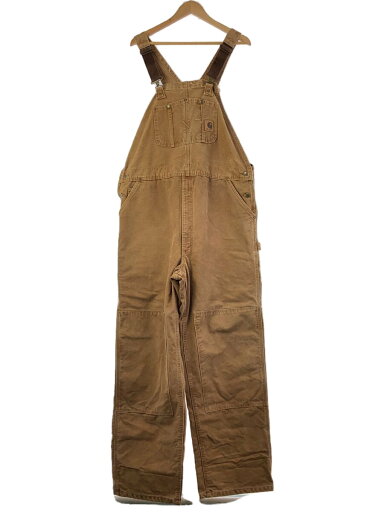 【中古】Carhartt◆オーバーオール/42/コットン/キャメル/無地【メンズウェア】 【中古】Carhartt◆オーバーオール/42/コットン/キャメル/無地【メンズウェア】