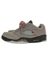 【中古】NIKE◆AIR JORDAN5 RETRO LOW PSG/ローカットスニーカー/27cm/GRY/スレ有【シューズ】