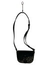 【中古】Dior HOMME◆ショルダーバッグ/レザー/BLK/総柄/2ADCA435/オブリーク メッセンジャー【バッグ】