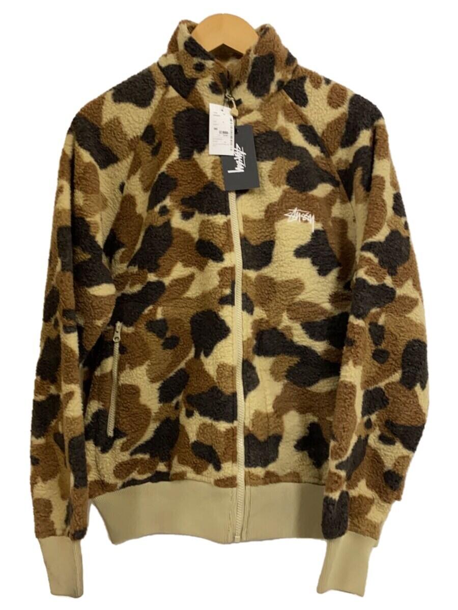 【中古】STUSSY◆フリースジャケット/S/アクリル/マルチカラー【メンズウェア】