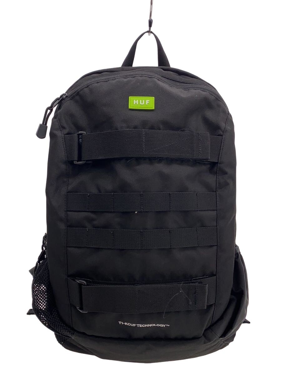 Other - 【中古】HUF◆リュック/コットン/BLK/無地【バッグ】