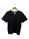【中古】HOMME PLISSE ISSEY MIYAKE◆半袖カットソー/2/ポリエステル/BLK/無地/HP55JK020//【レディースウェア】