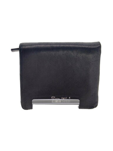 【中古】agnes b VOYAGE◆2つ折り財布/レザー/BLK/レディース/LW01-01【服飾雑貨他】 【中古】agnes b VOYAGE◆2つ折り財布/レザー/BLK/レディース/LW01-01【服飾雑貨他】