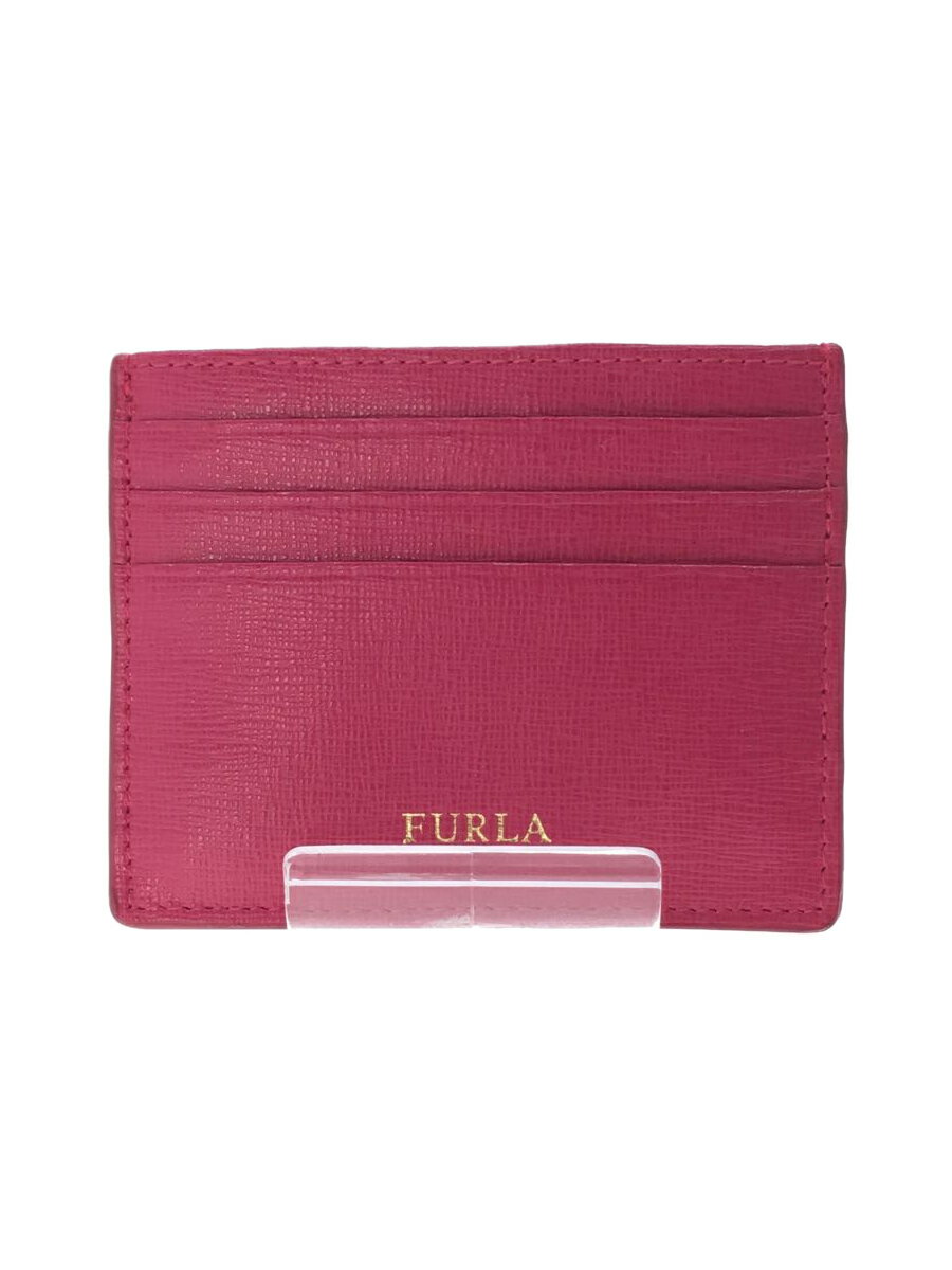 【中古】FURLA◆カードケース/--/PNK/