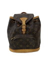 【中古】LOUIS VUITTON◆1)ミニ・モンスリ_モノグラム・キャンバス_BRW/PVC/BRW【バッグ】(4)
