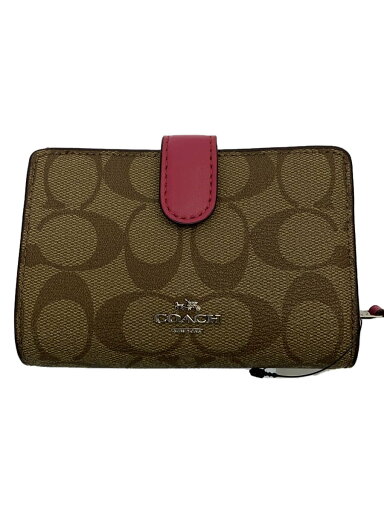 【中古】COACH◆2つ折り財布/PVC/CML/総柄/レディース【服飾雑貨他】 【中古】COACH◆2つ折り財布/PVC/CML/総柄/レディース【服飾雑貨他】