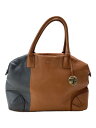 【中古】FURLA◆フルラ/トートバッグ/レザー/BRW【バッグ】