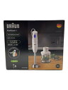 【中古】BRAUN◆ミキサー・フードプロセッサー マルチクイック1 MQ10201MWH【家電・ビジュアル・オーディオ】