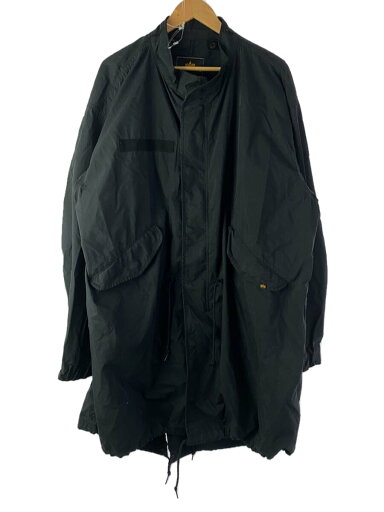 【中古】ALPHA INDUSTRIES◆モッズコート/XL/コットン/BLK/無地/TA1627-001【メンズウェア】 【中古】ALPHA INDUSTRIES◆モッズコート/XL/コットン/BLK/無地/TA1627-001【メンズウェア】