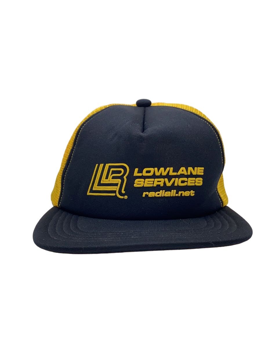 【中古】RADIALL◆Lowlane/25SS/ポリエステル/BLK/プリント/メンズ/RAD-25SS-HAT001//【服飾雑貨他】