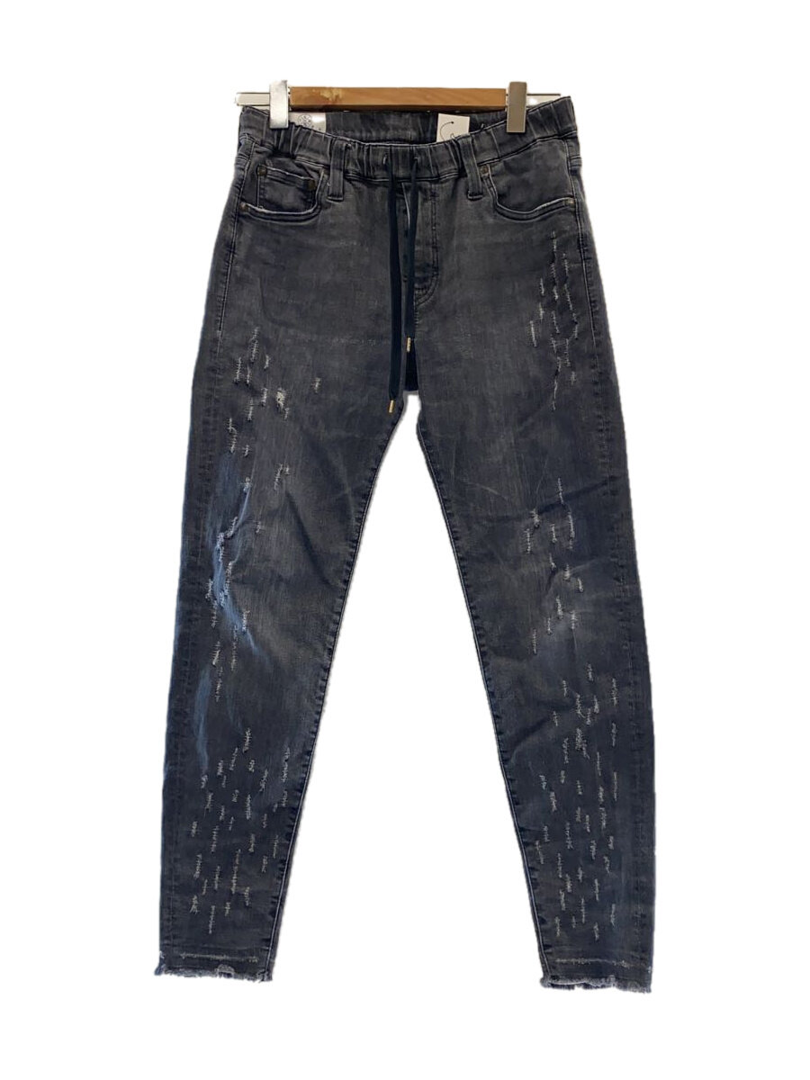 【中古】BIG JOHN◆EASY DENIM PANTS/ボトム/M/デニム/GRY/MXSR01M【メンズウェア】