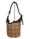 【中古】COACH◆ショルダーバッグ/--/BEG/総柄/11437【バッグ】(4)