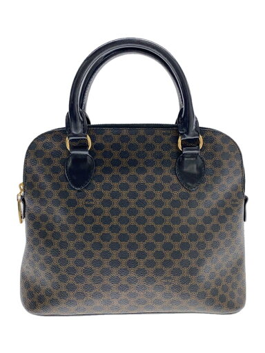 【中古】CELINE◆ハンドバッグ/PVC/BRW/総柄/マカダム【バッグ】 【中古】CELINE◆ハンドバッグ/PVC/BRW/総柄/マカダム【バッグ】