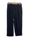 【中古】COMME des GARCONS HOMME◆2タックウールワイドスラックス/田中オム/S/ブラック/ネップ生地/AD1997/HP-04040S【メンズウェア】