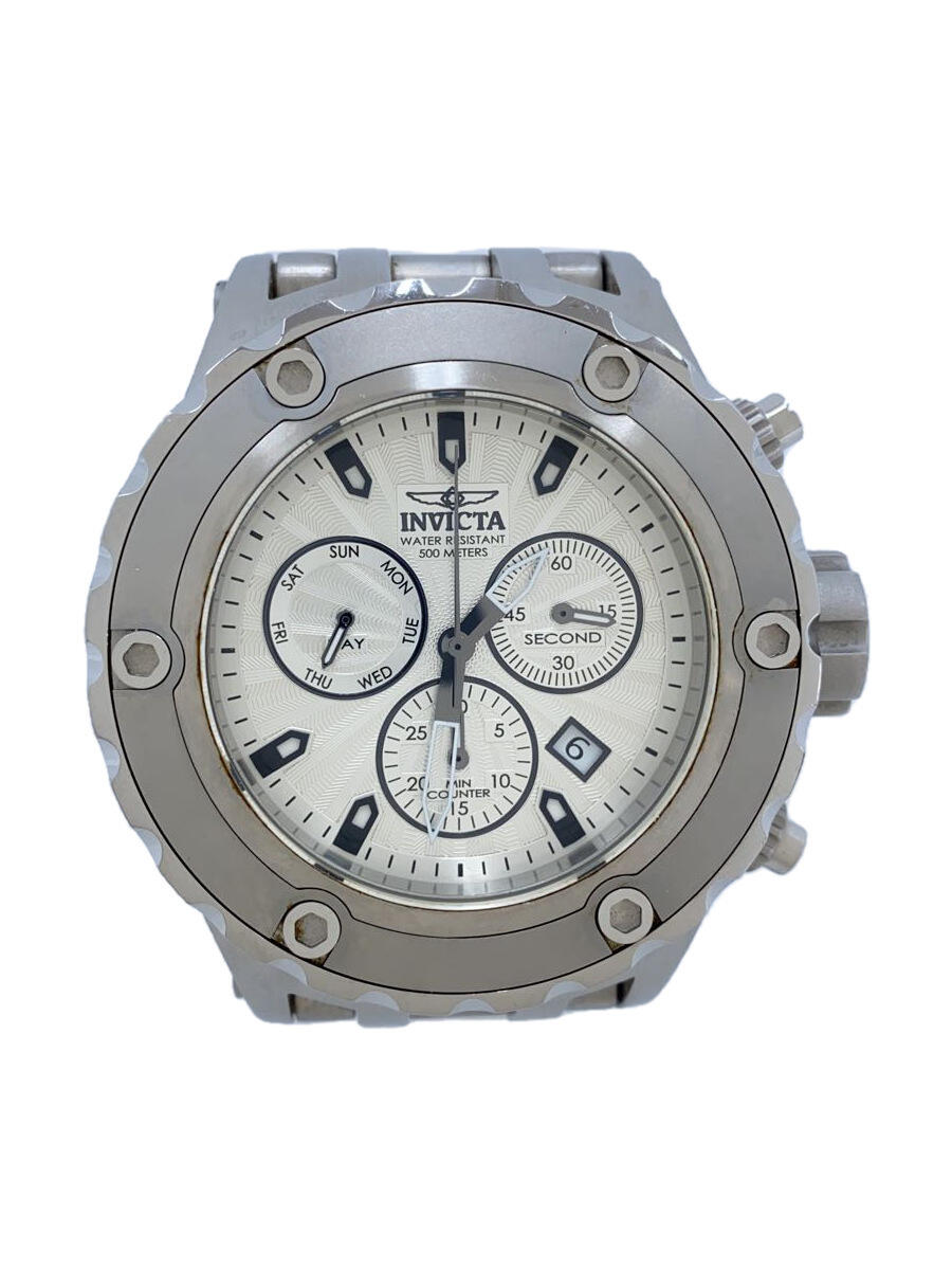 【中古】invicta◆腕時計/アナログ/ステンレス/SLV/SLV/23918【服飾雑貨他】