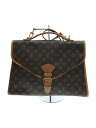 【中古】LOUIS VUITTON◆ビバリー_モノグラム_BRW/PVC/BRW/総柄【バッグ】