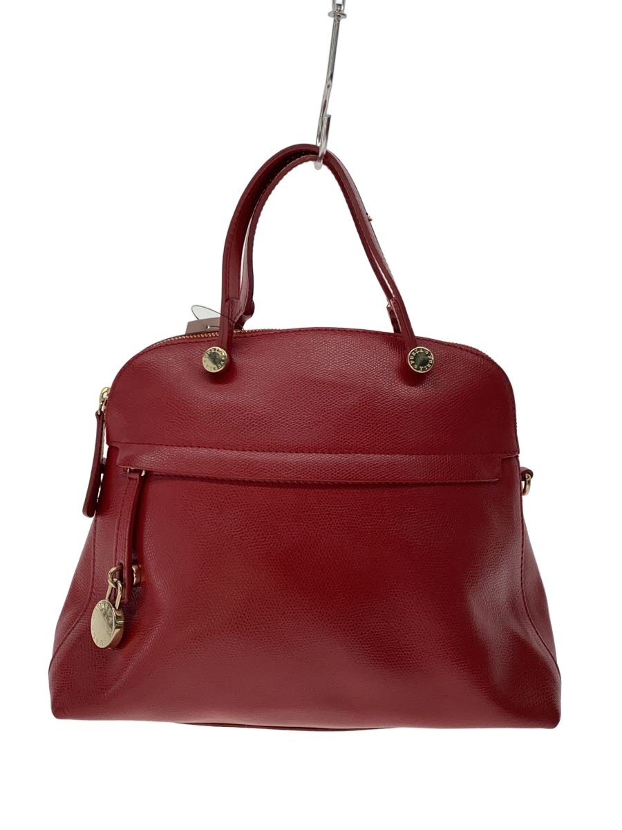【中古】FURLA◆ハンドバッグ/レザー
