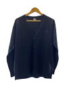 【中古】LOEWE◆カーディガン(薄手)/M/ウール/BLK/1726509【メンズウェア】