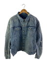 【中古】GAP◆Gジャン/L/デニム/IDG/無地/Padded Denim Jacket【メンズウェア】