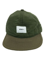 【中古】WTAPS◆キャップ/--/ナイロン/GRN/メンズ/192HCDT-HT10【服飾雑貨他】