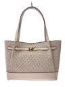 【中古】MICHAEL KORS◆ウエストバッグ/レザー/CRM/総柄/nb-2212【バッグ】
