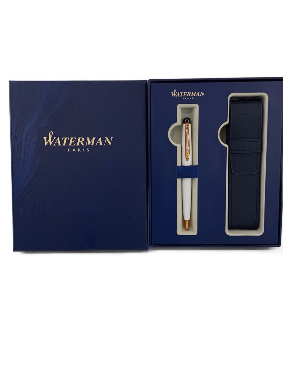 【中古】WATERMAN◆エキスパートエッセンシャル/プレシャスホワイト/ボールペン【インテリア小物・日用雑貨】