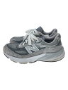 【中古】NEW BALANCE◆M990/グレー/26cm【シューズ】(4)