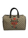 【中古】GUCCI◆ボストンバッグ/--/GRY/無地/189895【バッグ】