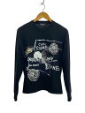 【中古】CHANEL◆長袖カットソー/S/コットン/ブラック/P63300【レディースウェア】