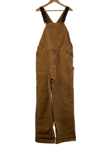 【中古】Carhartt◆オーバーオール/38/コットン/キャメル/無地【メンズウェア】 【中古】Carhartt◆オーバーオール/38/コットン/キャメル/無地【メンズウェア】