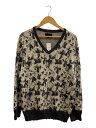 【中古】BRIEFING◆ニット・セーター(薄手)/L/ウール/GRY/カモフラ/BRG183209【メンズウェア】