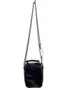 【中古】JUNYA WATANABE COMME des GARCONS◆ショルダーバッグ/エナメル/BLK/JE-K201【バッグ】