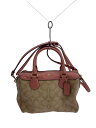 【中古】COACH◆ボストンバッグ_シグネチャー/レザー【バッグ】