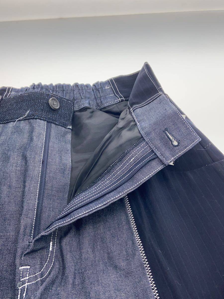 【中古】MAISON SPECIAL◆ミックスファブリックドッキングライディングカーゴパンツ/00/コットン/NVY/11231461405【メンズウェア】